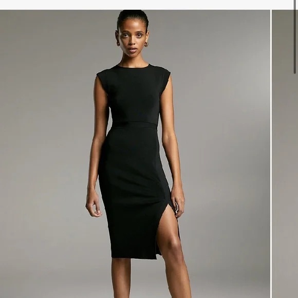 Babaton Business Dress | Forest Green | XS - Picture 3 of 4